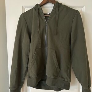 NWT Peloton Olive Green Zip-Up Hoodie